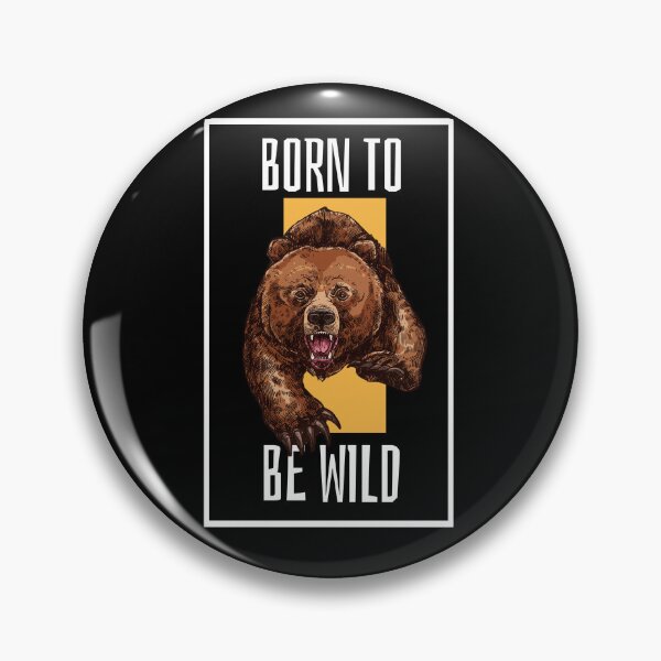 Item preview, WOOFZ® Born to Be Wild Growl Gay Bear Flag T-shirt Hat Cap Shirt.  designed and sold by woofz.
