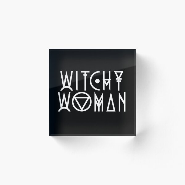 Witchy Woman Acrylic Block
