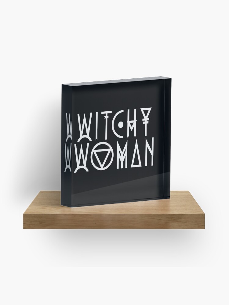 Thumbnail 1 of 5, Acrylic Block, Witchy Woman designed and sold by wolfandbird.