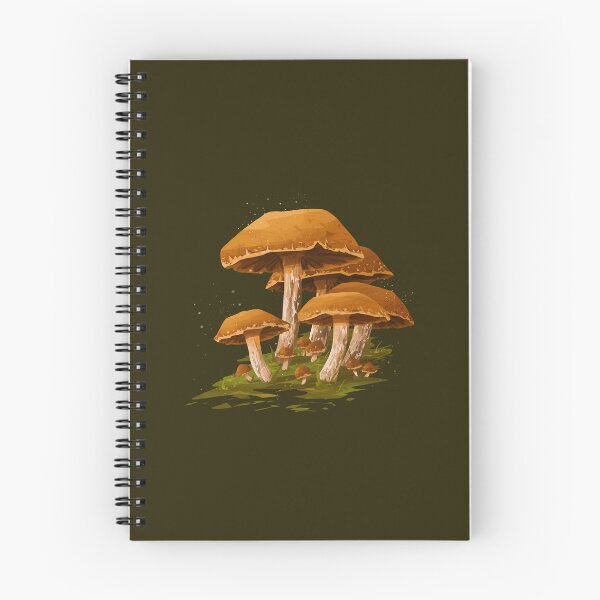 Item preview, brown skullcap mushroom designed and sold by kiminiart.