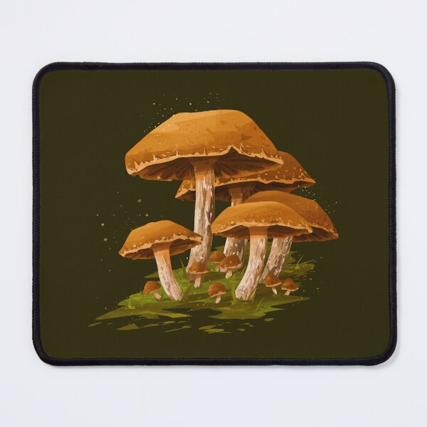 Item preview, brown skullcap mushroom designed and sold by kiminiart.