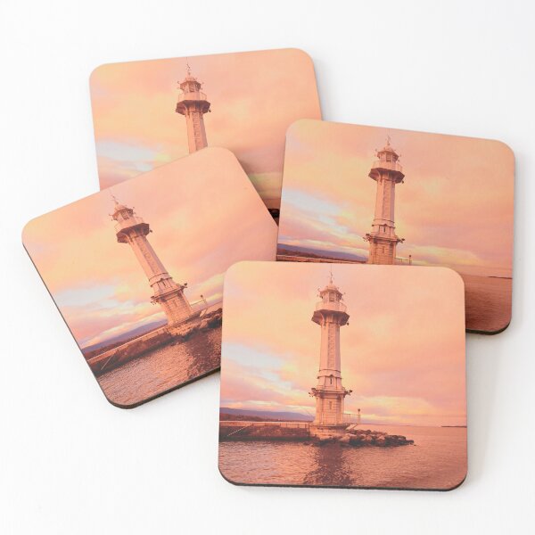 Item preview, lignthouse at dusk designed and sold by poupoune.