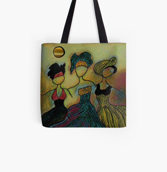 Three Sisters All Over Print Tote Bag