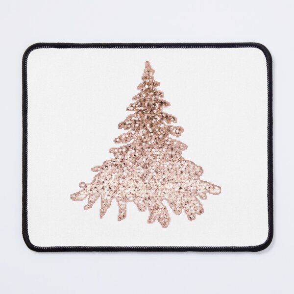 Item preview, Sparkling christmas tree rose gold ombre designed and sold by RoseAesthetic.