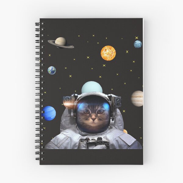 Item preview, Cat astronaut and universe designed and sold by merry marley.