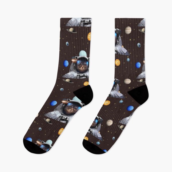 Item preview, Cat astronaut and universe designed and sold by merry marley.