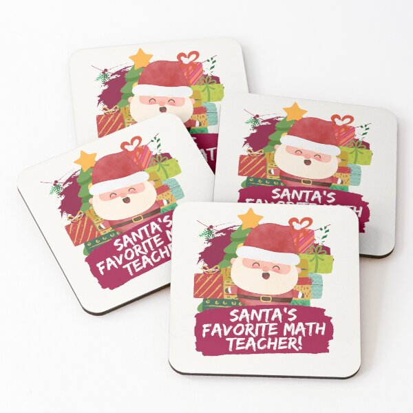 Item preview, Santa's Favorite Math Teacher Christmas  designed and sold by myspookycuties.