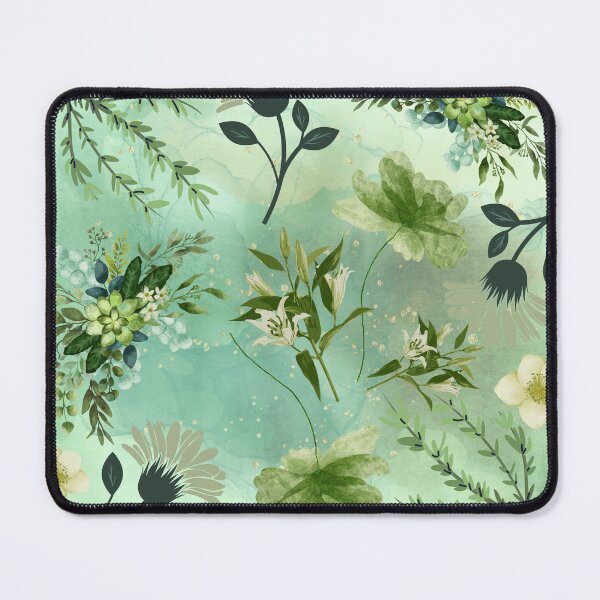 Item preview, PATRÓN DE FLORES FASCINANTE VERDE de GoMoni designed and sold by GoMoni.