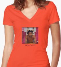 SPICE GIRL - aminé Women's Fitted V-Neck T-Shirt