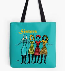 Four Sisters in Turquoise Tote Bag
