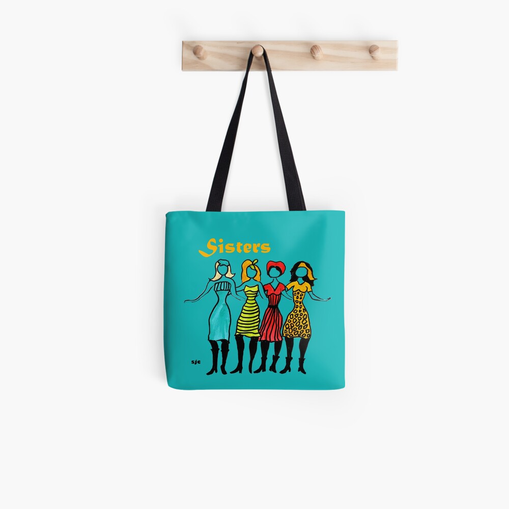 turquoise tote bag