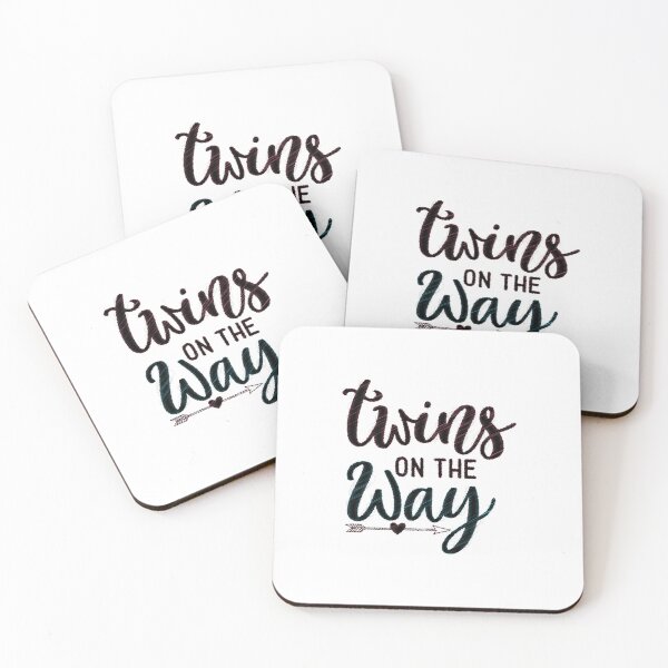 Item preview, Womens Funny Pregnancy Announcement Twins On The Way, Twins On The Way, pregnancy,twins,baby shower,pregnant,baby on the way designed and sold by RedArtsDesign.
