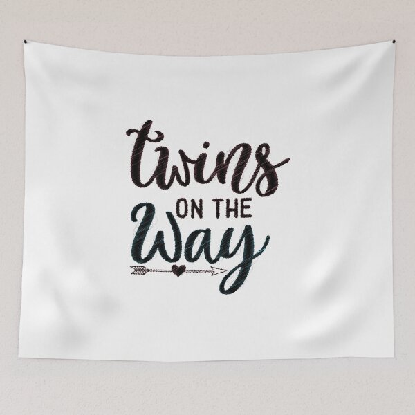 Item preview, Womens Funny Pregnancy Announcement Twins On The Way, Twins On The Way, pregnancy,twins,baby shower,pregnant,baby on the way designed and sold by RedArtsDesign.