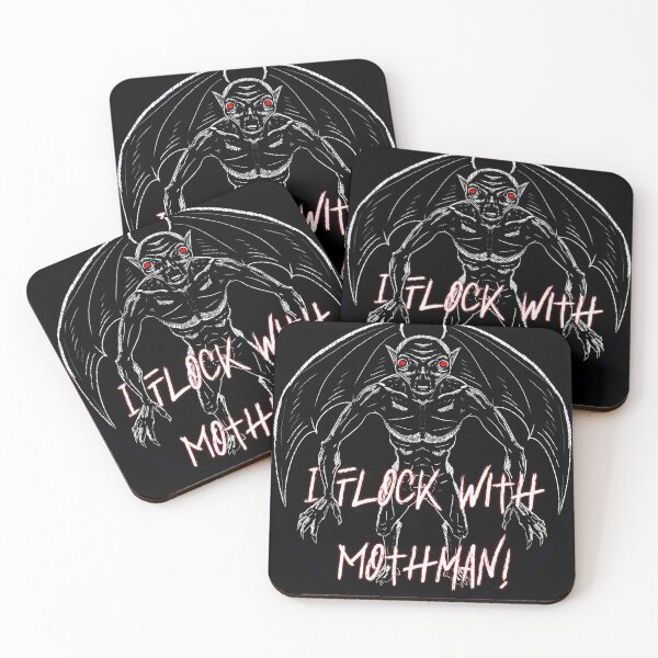 Item preview, I Flock with Mothman! designed and sold by ThemoArt.