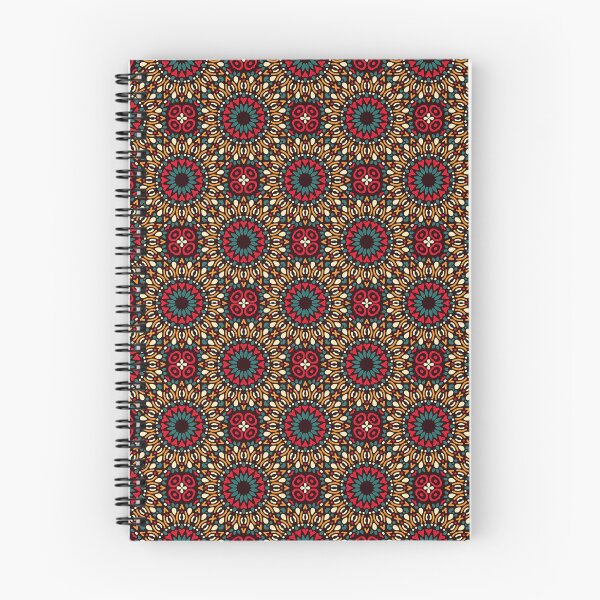 Item preview, retro floral mandala patterns designed and sold by adoredigitals.