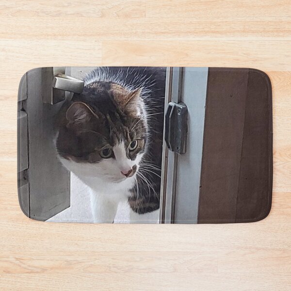 Item preview, Cat Entering a House designed and sold by hajarsdeco.