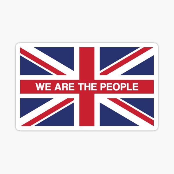 We Are The People Flag Sticker For Sale By Footmagz Redbubble 2255