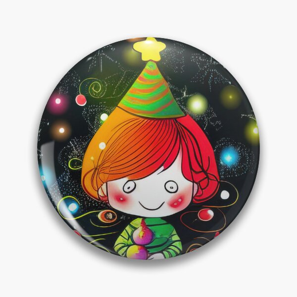 Item preview, Cute christmas fairy drawing designed and sold by XmasPatterns.