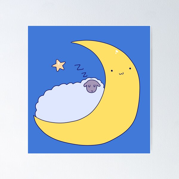 Item preview, Sleepy Moon Sheep designed and sold by SaradaBoru.
