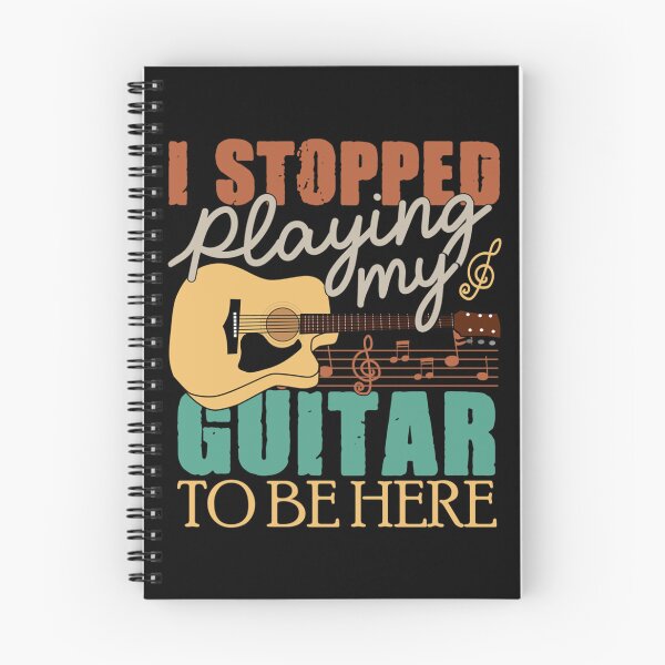 Artikelvorschau, Ich hörte auf, meine Gitarre zu spielen, um hier zu sein Shirt Racerback Tank Top entworfen und verkauft von jalagorezzioi.