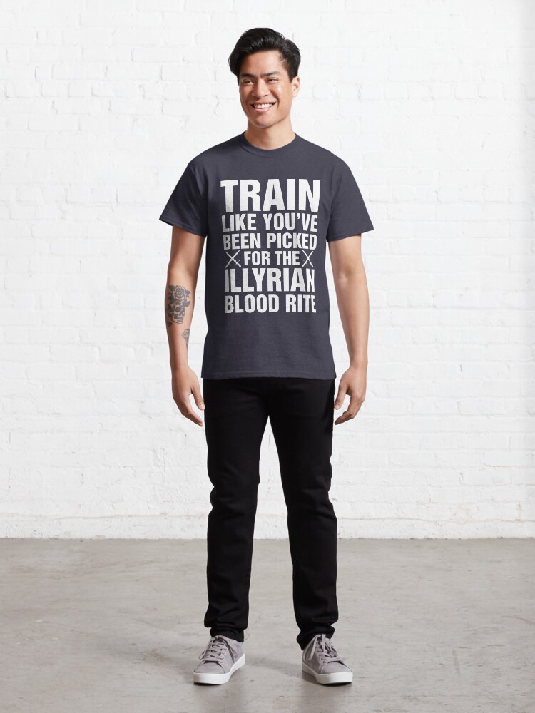 Alternate view of A Court of Mist and Fury, Illyrian Warriors, Rhysand, Feyre, Feysand, Train Like Classic T-Shirt