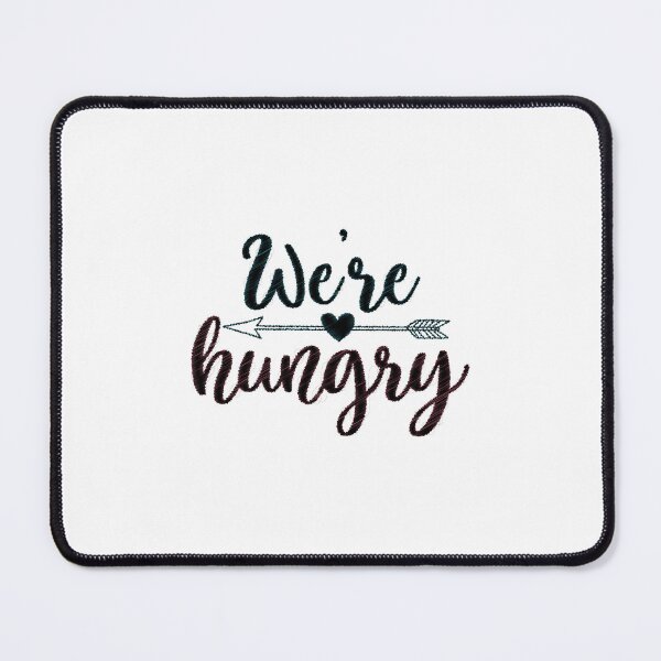 Item preview, Womens WE'RE HUNGRY, Hungry and Pregnant Tee, Preggo, Pregnancy Announcement, WE'RE HUNGRY designed and sold by RedArtsDesign.
