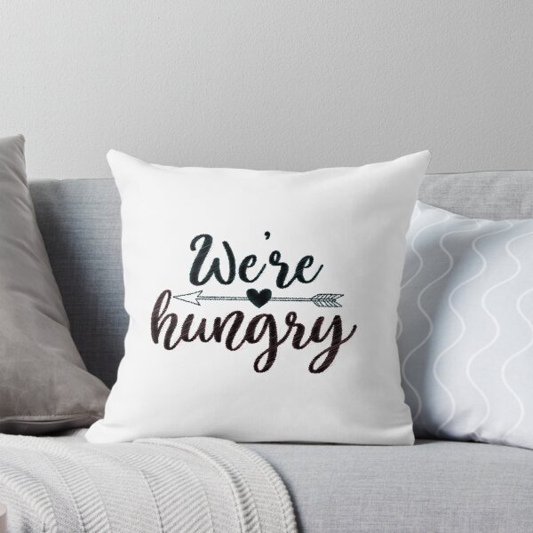 Item preview, Womens WE'RE HUNGRY, Hungry and Pregnant Tee, Preggo, Pregnancy Announcement, WE'RE HUNGRY designed and sold by RedArtsDesign.