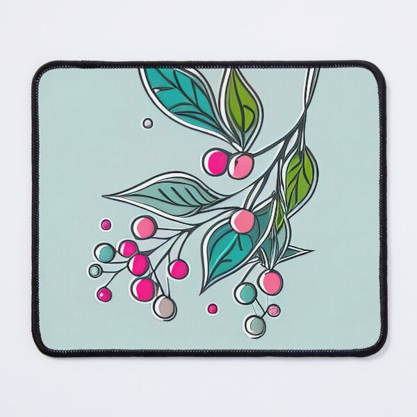 Item preview, Handdrawn christmas mistletoe drawing designed and sold by XmasPatterns.