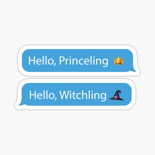 Throne of Glass, Manorian, Manon, Dorian, Princeling, Witchling Sticker