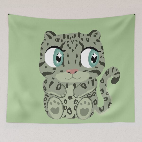 Item preview, Cute Cloud leopard designed and sold by CKCRedbubble.