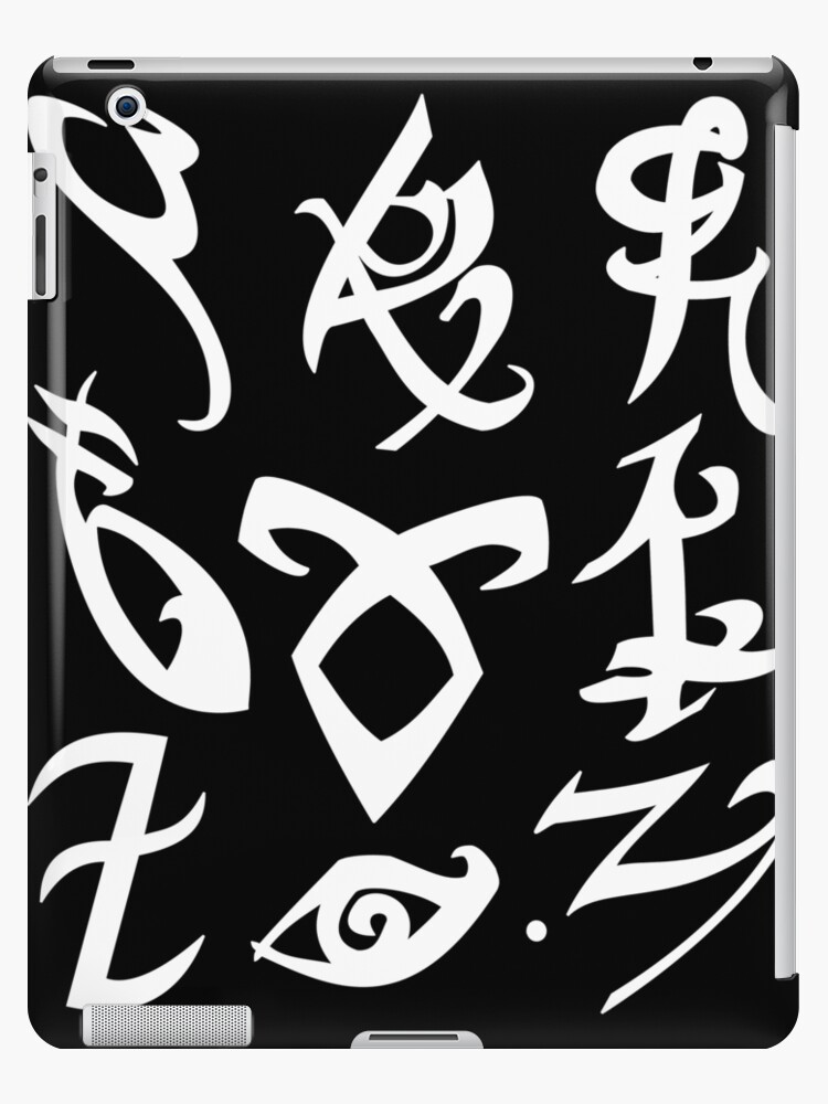 Shadowhunters, Shadowhunters Runes, Mortal Instruments iPad Case & Skin  for Sale by yairalynn