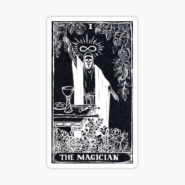 The Magician Tarot Sticker (Large) – Grove and Grotto