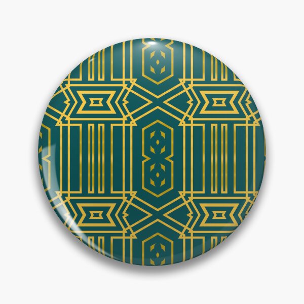 Item preview, Art Deco Green and Gold designed and sold by ScaleDesigns.