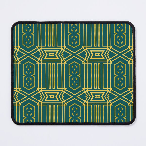 Item preview, Art Deco Green and Gold designed and sold by ScaleDesigns.