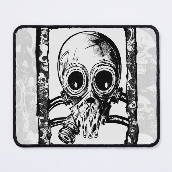 Item preview, Gasmask Punk Skulls designed and sold by tabemisa.