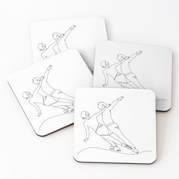 Item preview, Dance of skaters. Linear art. Assorted. designed and sold by AllaLineArt.