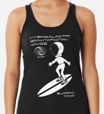 Gravitationswellen, die Team surfen Racerback Tank Top