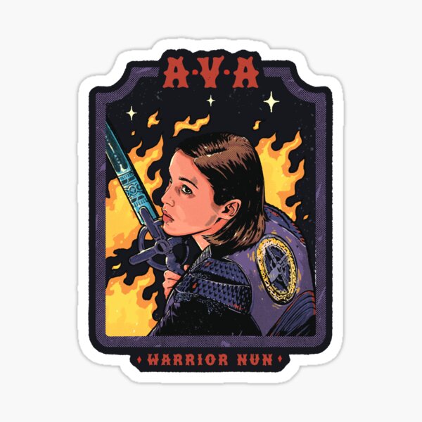 Ava Silva Warrior Nun Sticker