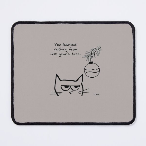Item preview, angry cat and the christmas tree designed and sold by Andreas-Shop.