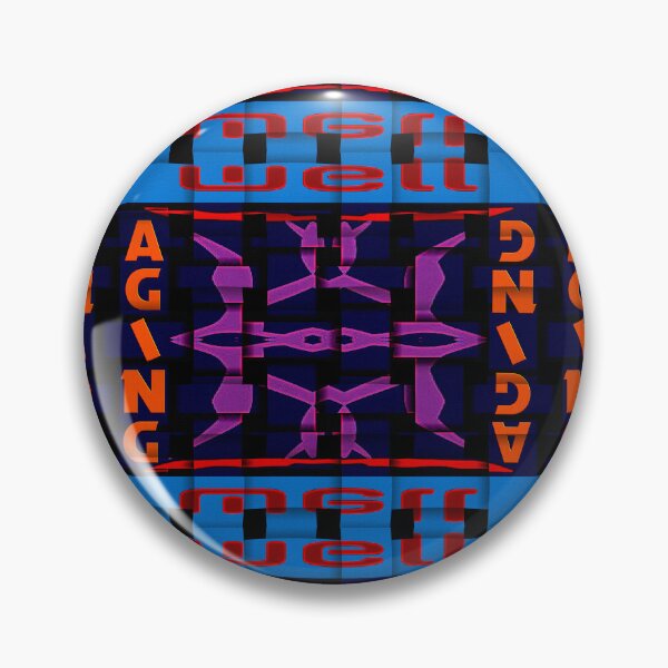 Item preview, FUNNY  ABSTRACT POSITIVE AND DYNAMIC AGING WELL PAINTING - AGING WELL WELL AGING  - RIGHT MENTAL WELLBEING. designed and sold by Ralek.