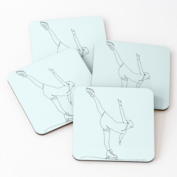 Item preview, Dance of skaters. Linear art. Assorted. designed and sold by AllaLineArt.
