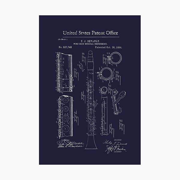 Clarinet Photographic Print