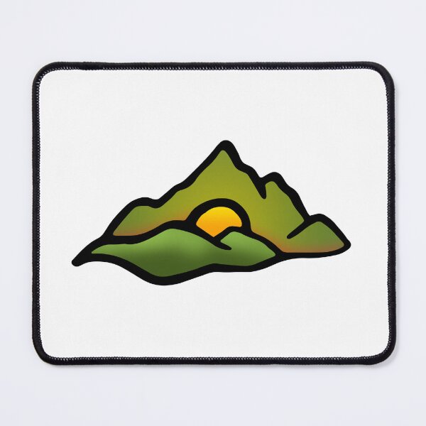 Item preview, Green Landscape Doodle Art designed and sold by vandervisuals.