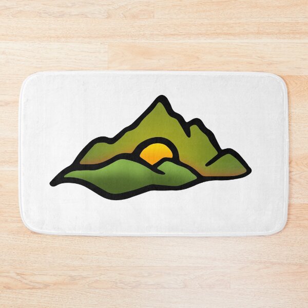 Item preview, Green Landscape Doodle Art designed and sold by vandervisuals.