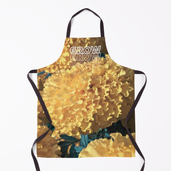 Item preview, GROW (above) - Warm Vintage Yellow Flower Blossoms designed and sold by AliceSLee.