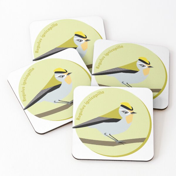 Item preview, Firecrest, Regulus ignicapilla designed and sold by itaclarita.