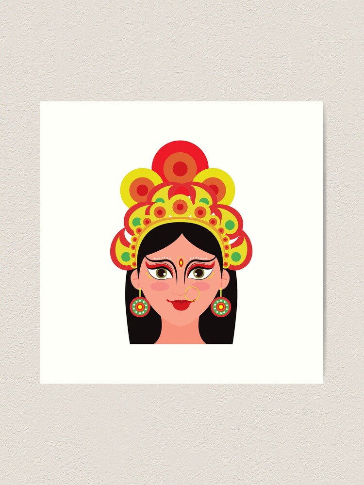 Maa Durga Drawing | Devi Durga Drawing | Smart Kids Art - YouTube