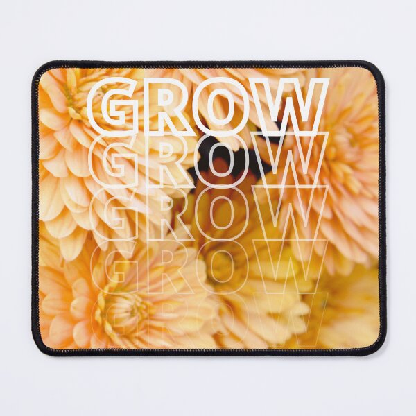 Item preview, GROW (above) - Yellow Orange Flower Blossoms designed and sold by AliceSLee.
