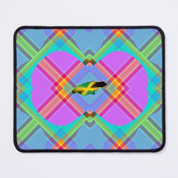 Item preview,  UNFORGETTABLE WEST INDIES CHRISTMAS SOUVENIRS - UNIQUE ABSTRACT CARIBBEAN GEOMETRIC PATTERN - GREATJAMAICAN VIBES FLAG INSPIRATION designed and sold by Ralek.