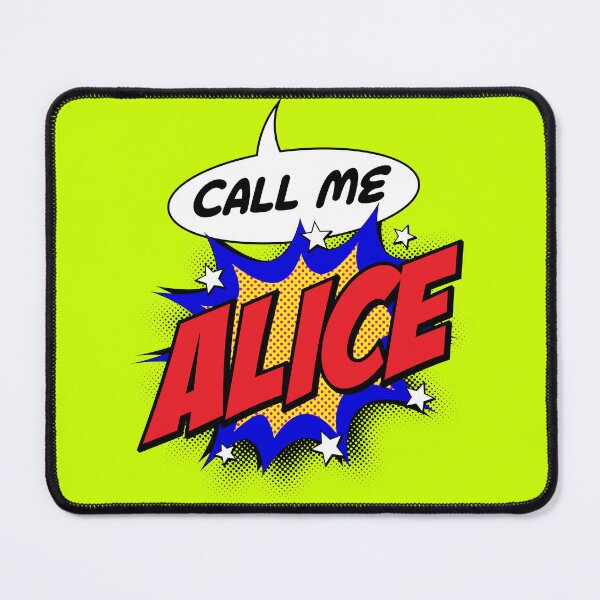 Item preview, Personalised Call Me Alice Pop Art Comic Design designed and sold by CandOCreative.